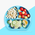 100% mangkuk bayi plat silikon boleh dimakan